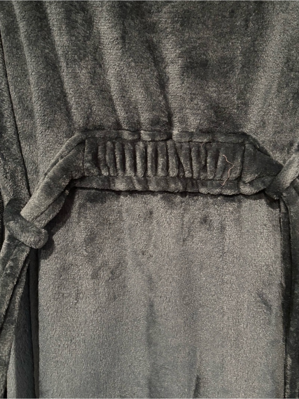 Berkshire Medium Plush Long Shawl Collar Robe - Deep Teal NWT - Picture 10 of 14